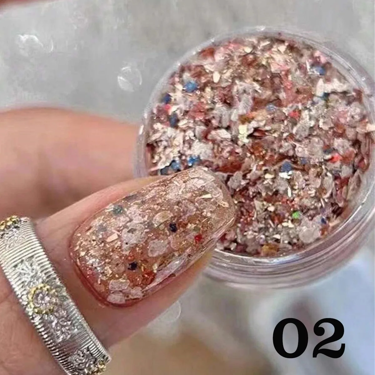 1pc Colorful shell nail powder platinum foil decoration and rhinestone accessories DIY nail charm nail gemstone nail products
1pc Colorful shell nail powder platinum foil decoration and rhinestone accessories DIY nail charm nail gemstone nail products