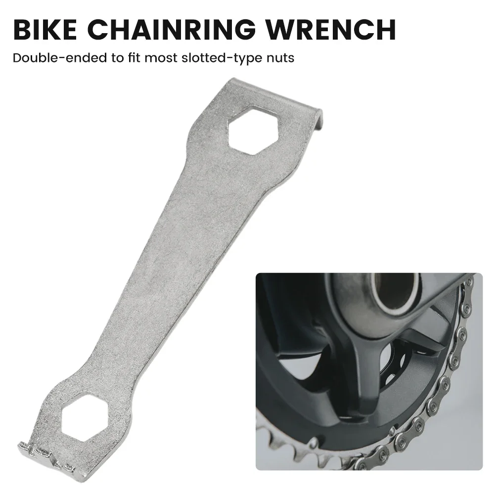 Practical Wrench Tool 93mm Bicycle Bike Chainring Wrench Bolt Chainring Double-ended Easy To Use MTB Road Bike
Practical Wrench Tool 93mm Bicycle Bike Chainring Wrench Bolt Chainring Double-ended Easy To Use MTB Road Bike
