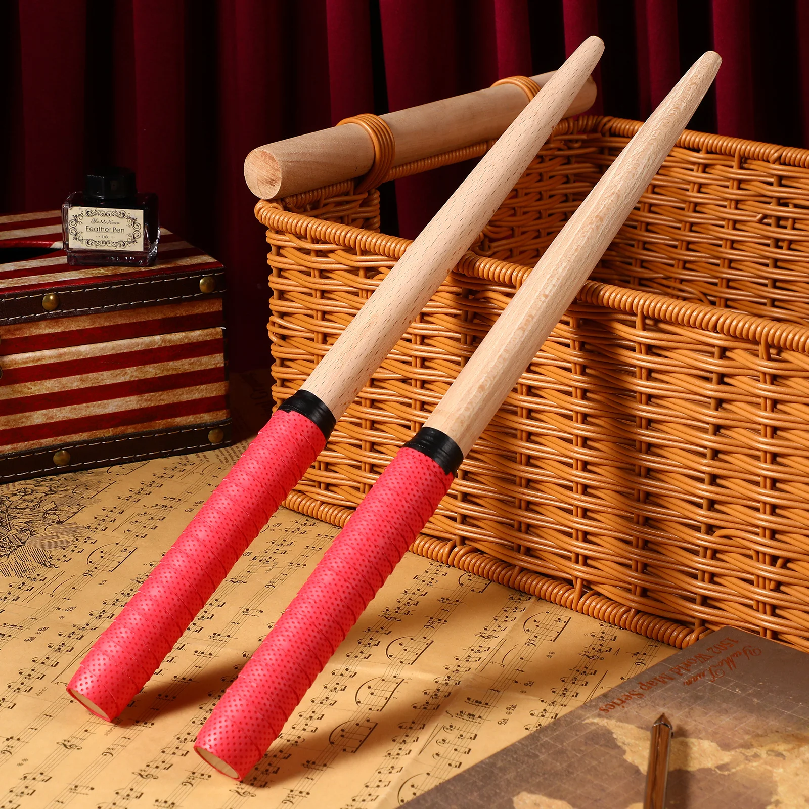 1Pair Drumsticks Wooden Portable Lightweight Balanced Percussion Sticks for Practice Students Adults Drum Sticks
1Pair Drumsticks Wooden Portable Lightweight Balanced Percussion Sticks for Practice Students Adults Drum Sticks
