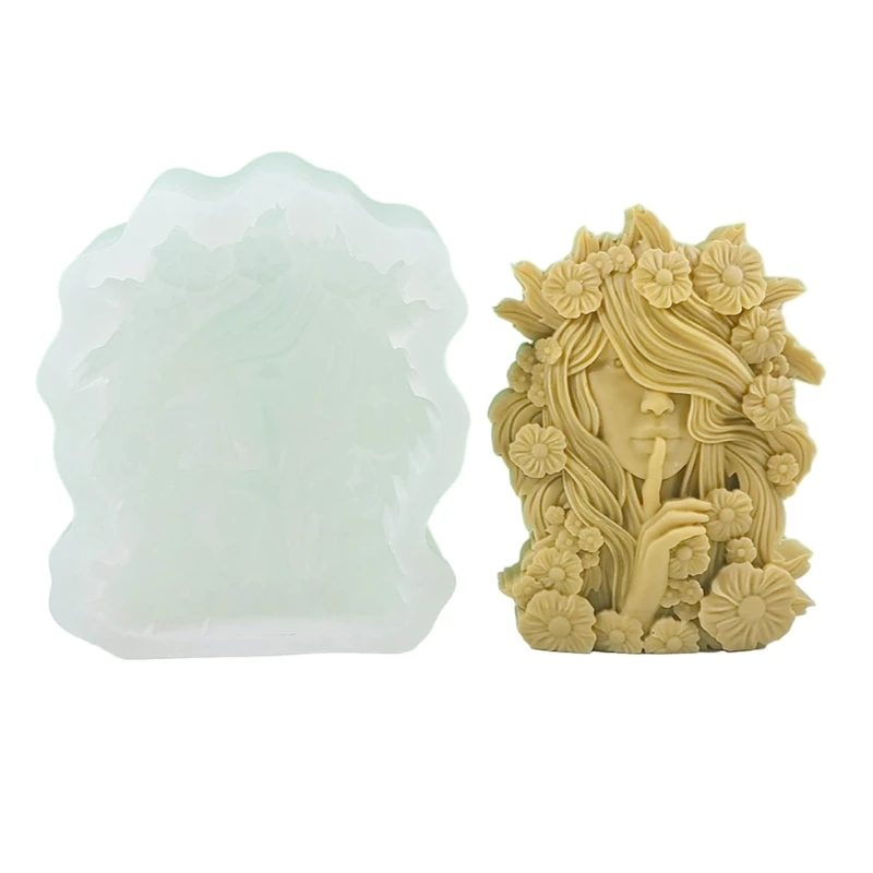 Whispering Girl Silicone Mold 3D Plaster Soap Resin Molud DIY Cake Chocolate Baking Tools
Whispering Girl Silicone Mold 3D Plaster Soap Resin Molud DIY Cake Chocolate Baking Tools