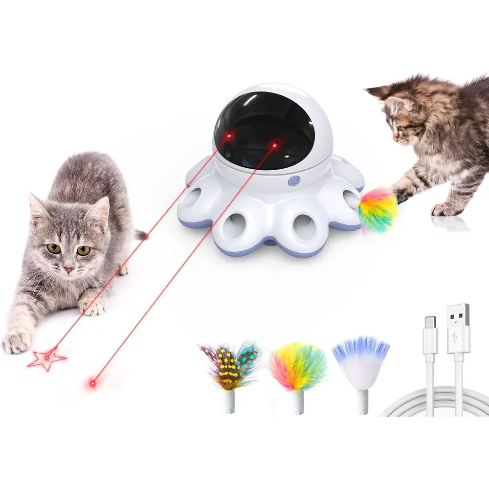 2-in-1 Interactive Automatic Motion Laser Toy with 8 Holes Whack A Mole for Indoor Exercise
2-in-1 Interactive Automatic Motion Laser Toy with 8 Holes Whack A Mole for Indoor Exercise