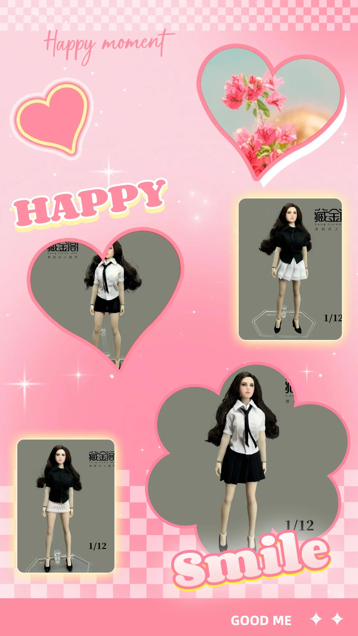 【Clothing Only】1/12 Scale Female Soldier Clothing Accessories JK Uniform Shirt Tube Skirt Pleated Skirt Fit 6''Action Body Model
【Clothing Only】1/12 Scale Female Soldier Clothing Accessories JK Uniform Shirt Tube Skirt Pleated Skirt Fit 6''Action Body Model