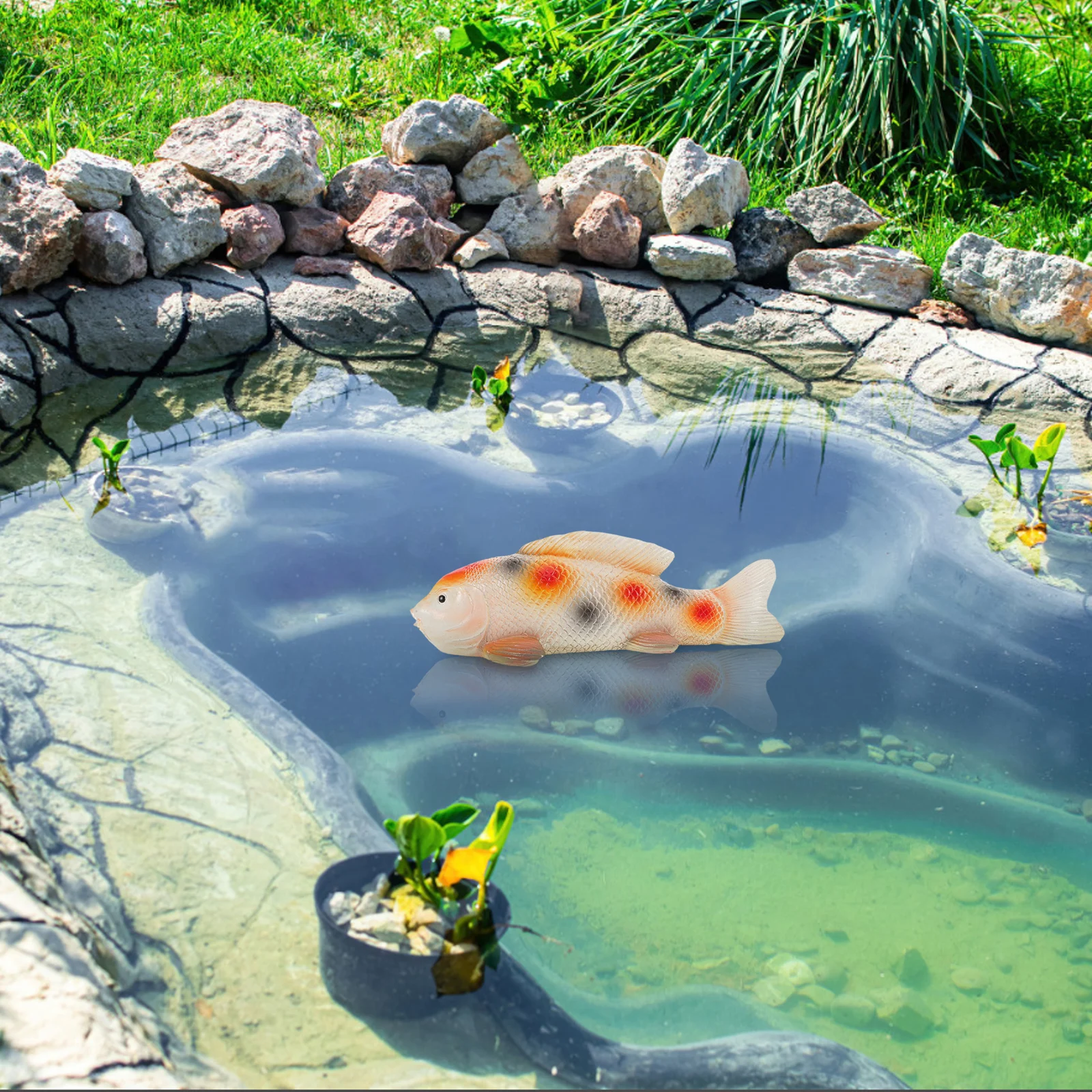 Koi Resin Floating Pond Ornament Lifelike Decor Outdoor Weather Resistant Fish Decor Statue Garden Fish Statue Outdoor Garden
Koi Resin Floating Pond Ornament Lifelike Decor Outdoor Weather Resistant Fish Decor Statue Garden Fish Statue Outdoor Garden