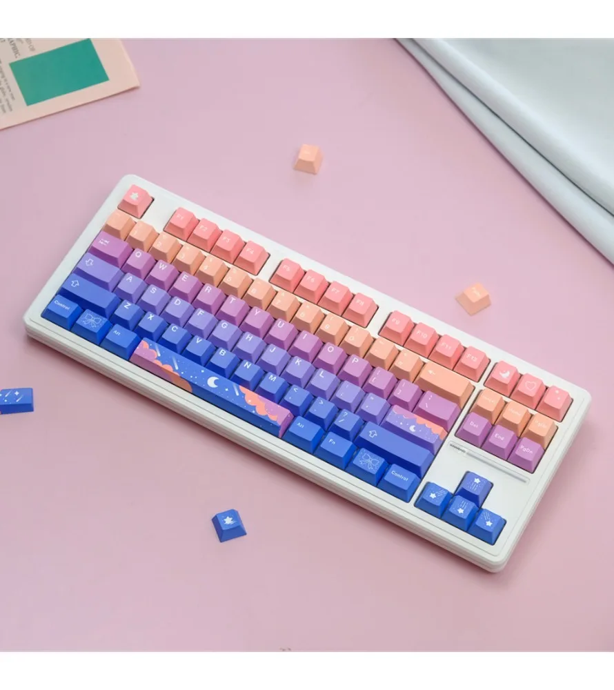 Moon keycap PBT original highly sublimated mechanical keyboard cap wooting
Moon keycap PBT original highly sublimated mechanical keyboard cap wooting