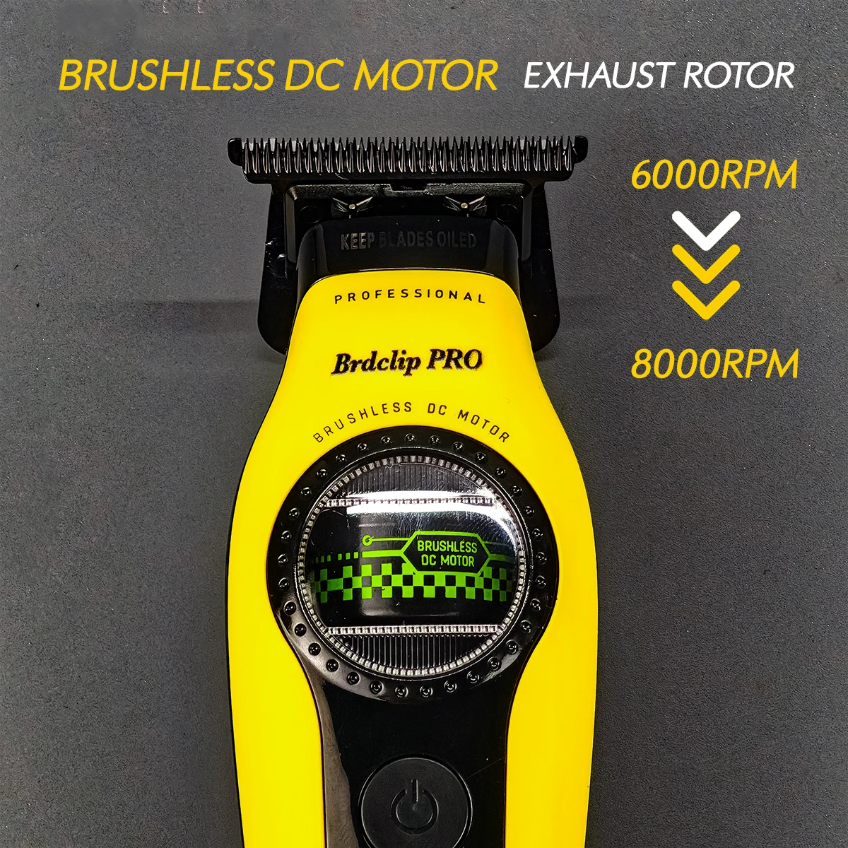 Профессиональная машинка для стрижки волос BRDCLIP 898T, 8000 об/мин, 5 скоростей, бесщеточный двигатель с внешним ротором, съемное DLC-лезвие, для салонов и барбершопов
Профессиональная машинка для стрижки волос BRDCLIP 898T, 8000 об/мин, 5 скоростей, бесщеточный двигатель с внешним ротором, съемное DLC-лезвие, для салонов и барбершопов