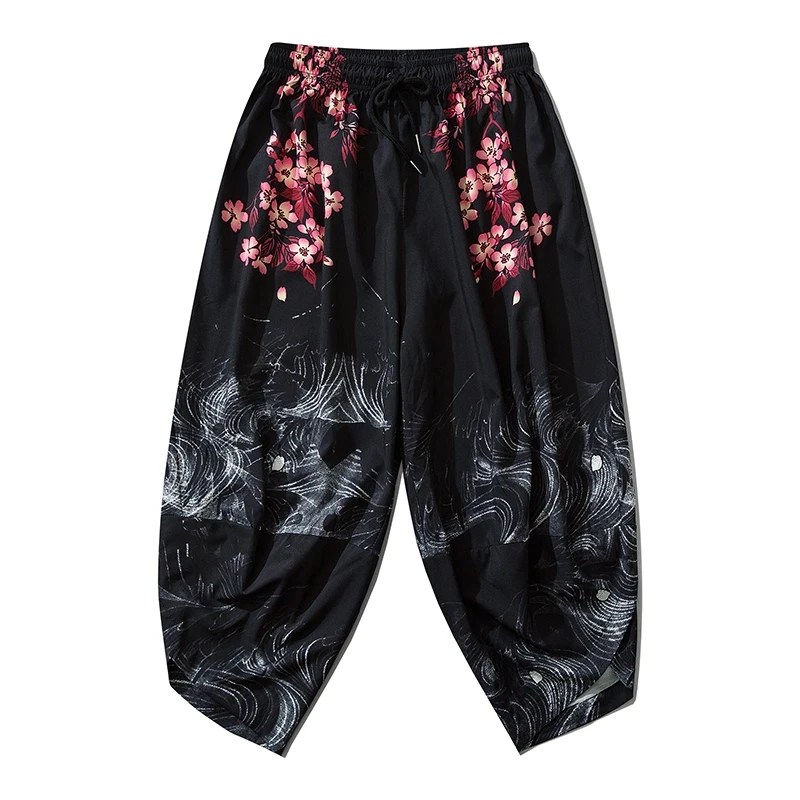 Japanese Kimono Pants Women Men Samurai Black Harem Pants Loose Elastic Waist Chinese Style Cosplay Trousers
Japanese Kimono Pants Women Men Samurai Black Harem Pants Loose Elastic Waist Chinese Style Cosplay Trousers