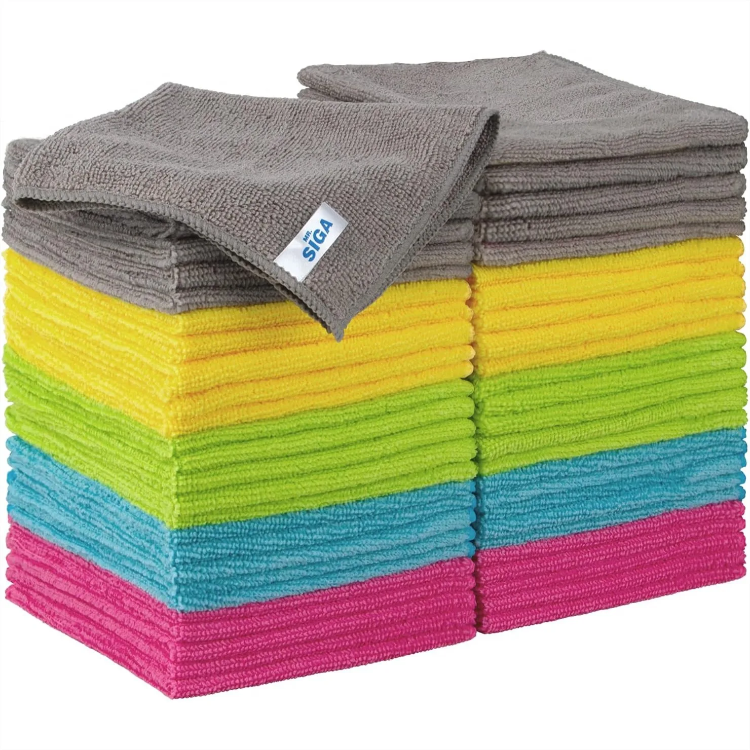 Microfiber Cleaning Cloths 50 Pack, All-Purpose Lint Free Towels for Kitchen Bathroom Car, 11.8x11.8 in
Microfiber Cleaning Cloths 50 Pack, All-Purpose Lint Free Towels for Kitchen Bathroom Car, 11.8x11.8 in