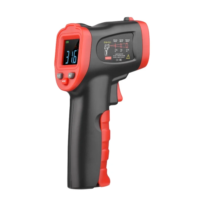 -50℃~600℃ /-58℉~1112℉ Colorful Screen Infrared Thermometer IR Laser Thermometer Handheld Non-Contact Digital Temperature Tester
-50℃~600℃ /-58℉~1112℉ Colorful Screen Infrared Thermometer IR Laser Thermometer Handheld Non-Contact Digital Temperature Tester