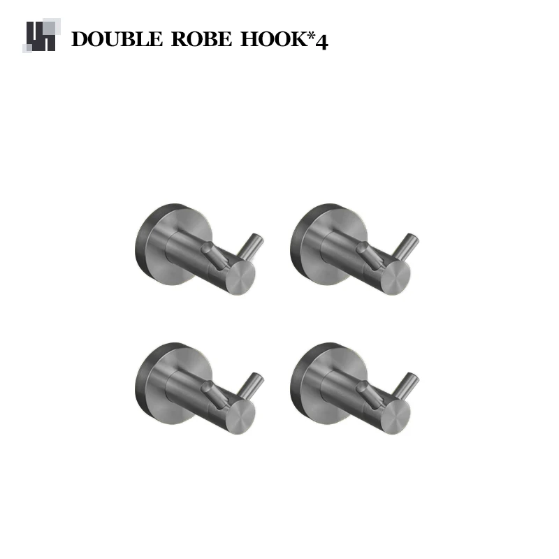 Grey 304 Stainless Steel Bath Towel Rack Towel Rack Cup Holder Paper Rack Coat Hook Toilet Brush Holder Bathroom Accessories
Grey 304 Stainless Steel Bath Towel Rack Towel Rack Cup Holder Paper Rack Coat Hook Toilet Brush Holder Bathroom Accessories