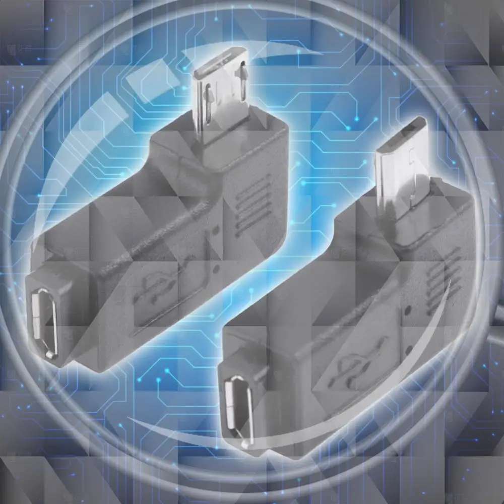 2Pcs Micro USB Female To Micro USB Male Adapter 90 Degree Micro USB Female To Micro USB Male Connector for Charging
2Pcs Micro USB Female To Micro USB Male Adapter 90 Degree Micro USB Female To Micro USB Male Connector for Charging