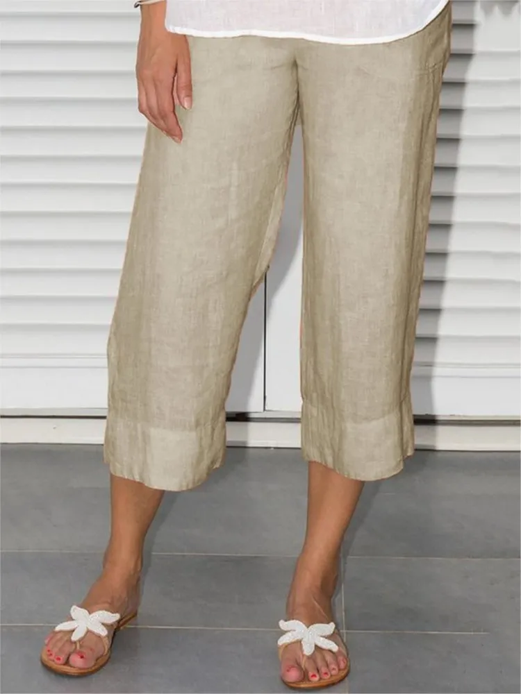 Y2k Cotton Linen Women's Long Pants Solid Color Ankle-length Straight Pants Female Fashion Casual Loose Office Ladies Pants 2025
Y2k Cotton Linen Women's Long Pants Solid Color Ankle-length Straight Pants Female Fashion Casual Loose Office Ladies Pants 2025