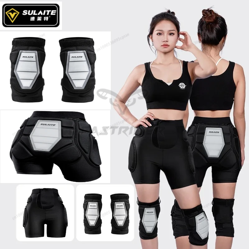 3D Protective Padded Shorts Butt Pad Shorts EVA Silicone Gear Guard With Knee Pads for Cycling Snowboarding Skating
3D Protective Padded Shorts Butt Pad Shorts EVA Silicone Gear Guard With Knee Pads for Cycling Snowboarding Skating