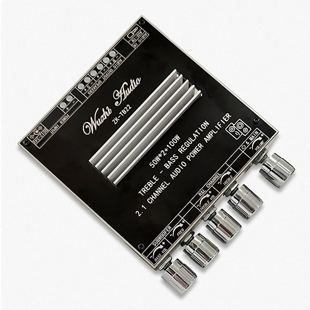 B49CZK-TB22 2.1 Channel Bluetooth 5.1 Amplifier Board with DIY Case+DC Cable TPA3116D2 50Wx2+100W Tweeter Subwoofer Module
B49CZK-TB22 2.1 Channel Bluetooth 5.1 Amplifier Board with DIY Case+DC Cable TPA3116D2 50Wx2+100W Tweeter Subwoofer Module
