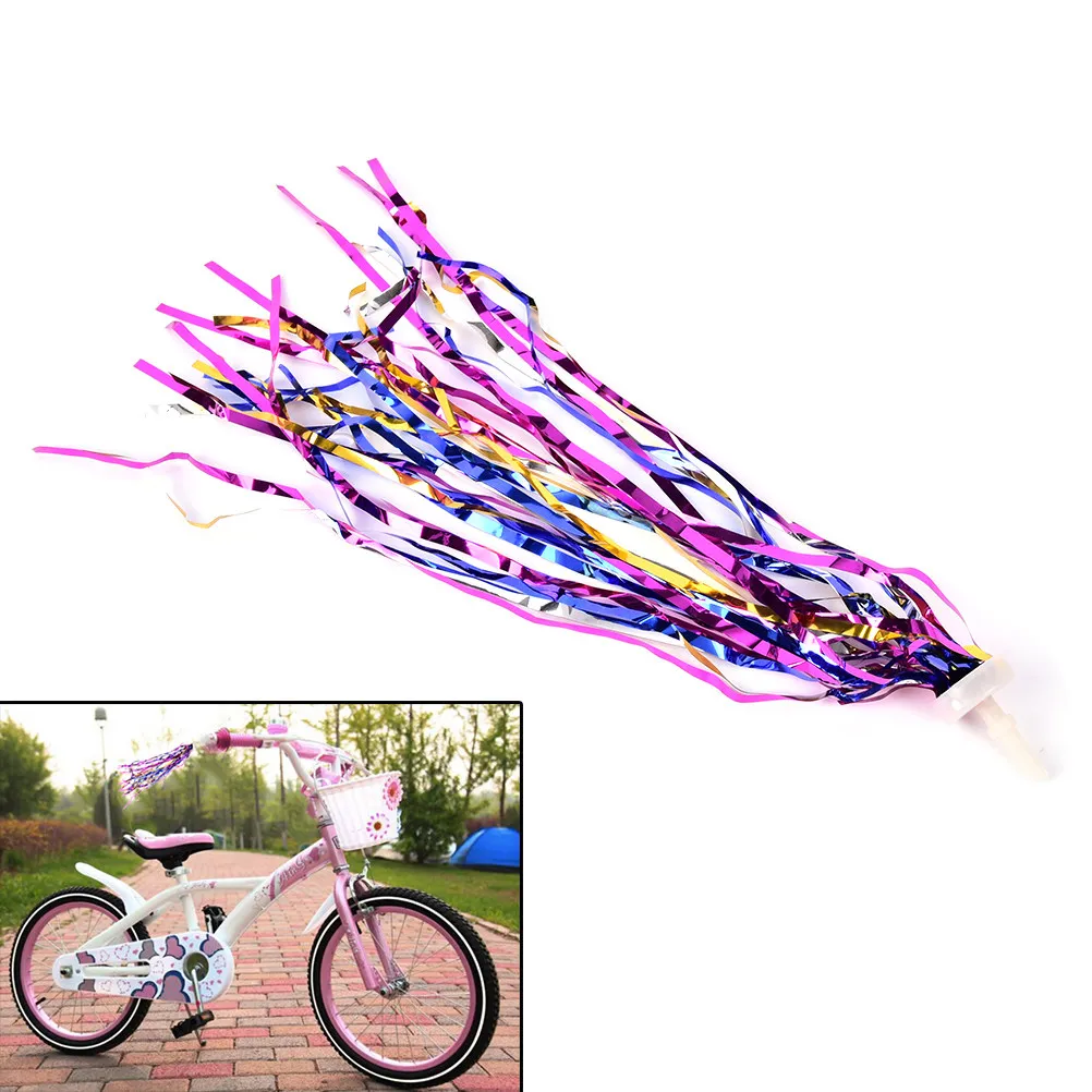 Handlebar Streamers Pair Sparkly Dance in Wind Easy Install Bike Accessory Gift for Bicycle Scooter Tricycle
Handlebar Streamers Pair Sparkly Dance in Wind Easy Install Bike Accessory Gift for Bicycle Scooter Tricycle