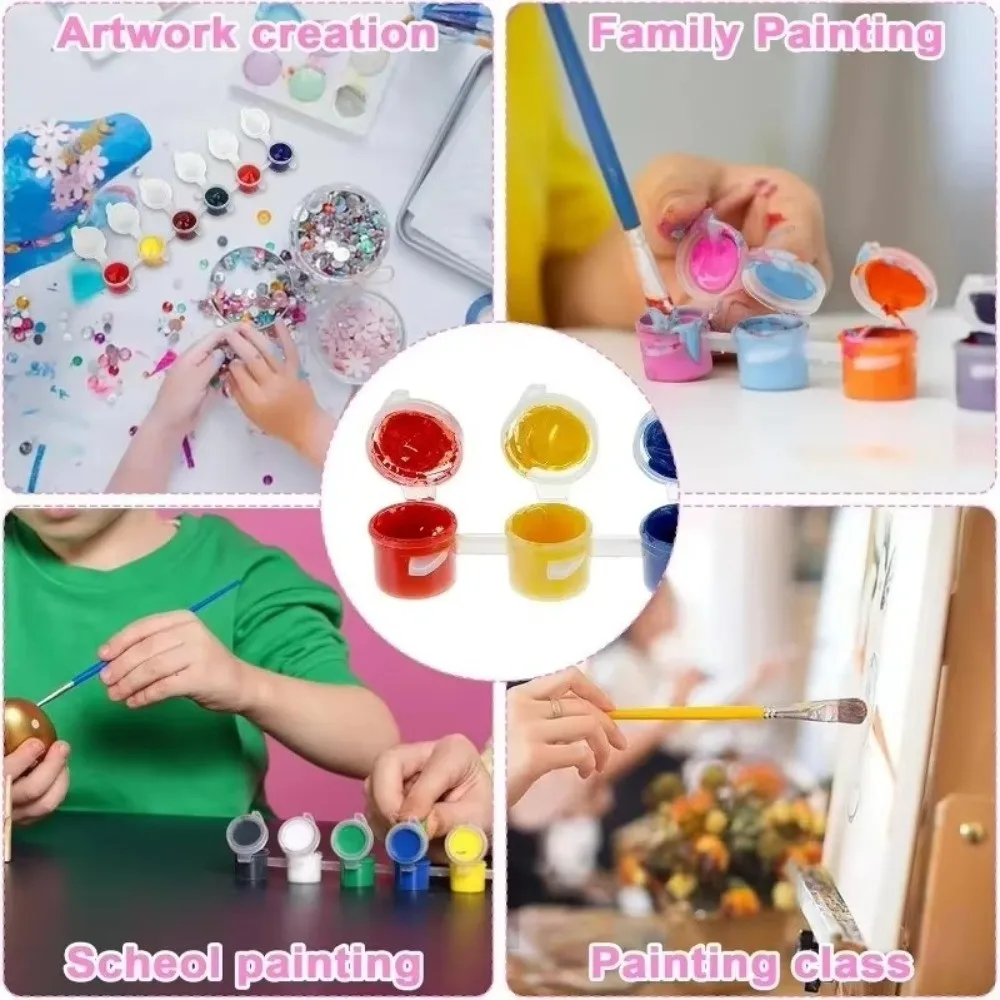 5Strips 2/3/5ml New 2ml/3ml/5ml Empty Joint Pigment Box With Lids Refillable Empty Paint Cup Paint Pot for Paintings Art
5Strips 2/3/5ml New 2ml/3ml/5ml Empty Joint Pigment Box With Lids Refillable Empty Paint Cup Paint Pot for Paintings Art