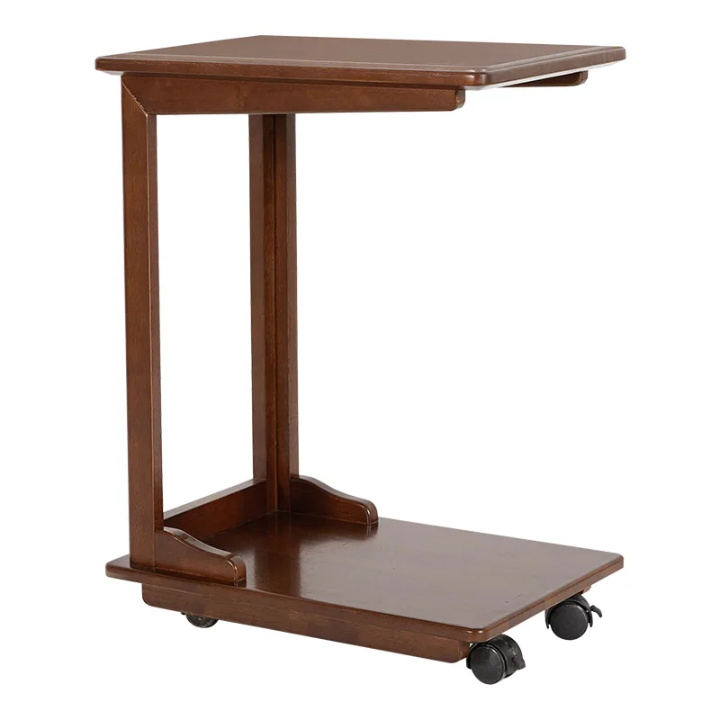 Solid wood corner table, living room household small coffee table, movable table by sofa
Solid wood corner table, living room household small coffee table, movable table by sofa