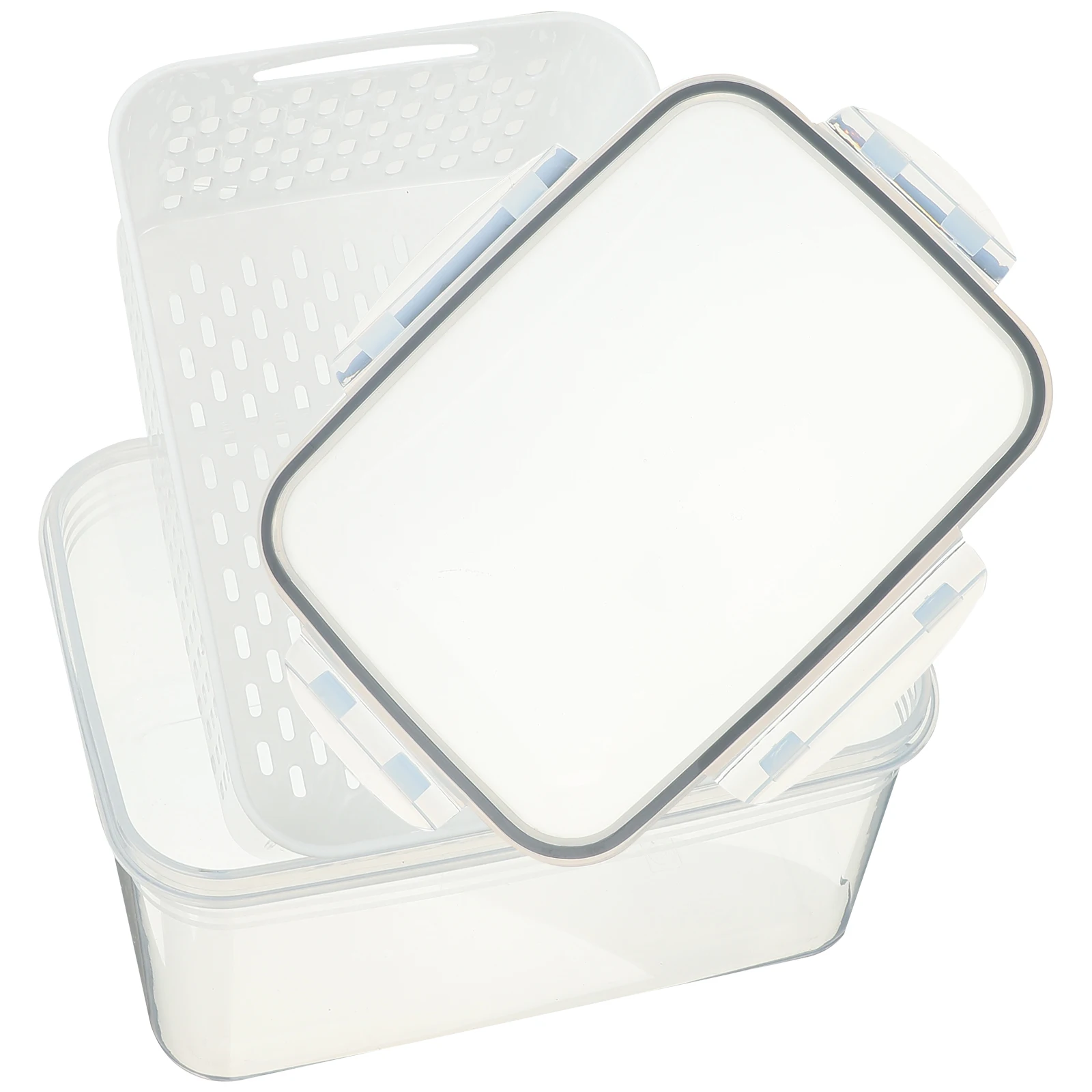 Refrigerator Organizer Food Grade Airtight Container Fridge Storage Bin Drain Basket Large Capacity Fruit Box
Refrigerator Organizer Food Grade Airtight Container Fridge Storage Bin Drain Basket Large Capacity Fruit Box