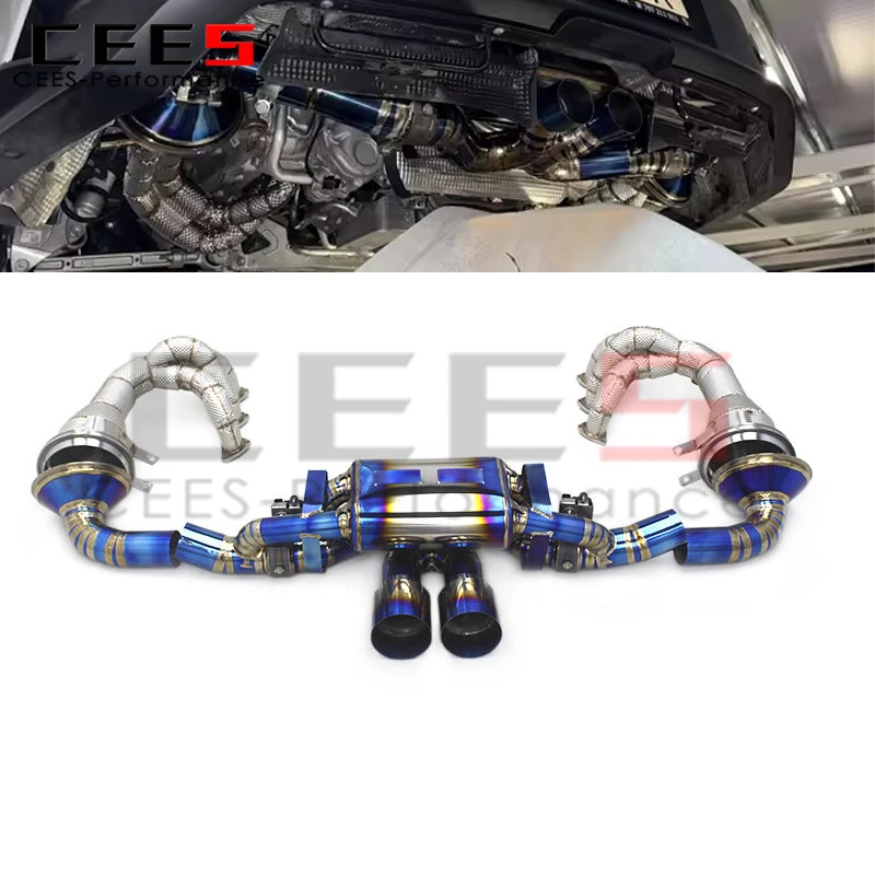 CEES Full Exhaust for Porsche 911 992 GT3 RS 4.0 2022+ Engine Race Exhaust Catback Muffler SUS304 Manifold Header
CEES Full Exhaust for Porsche 911 992 GT3 RS 4.0 2022+ Engine Race Exhaust Catback Muffler SUS304 Manifold Header