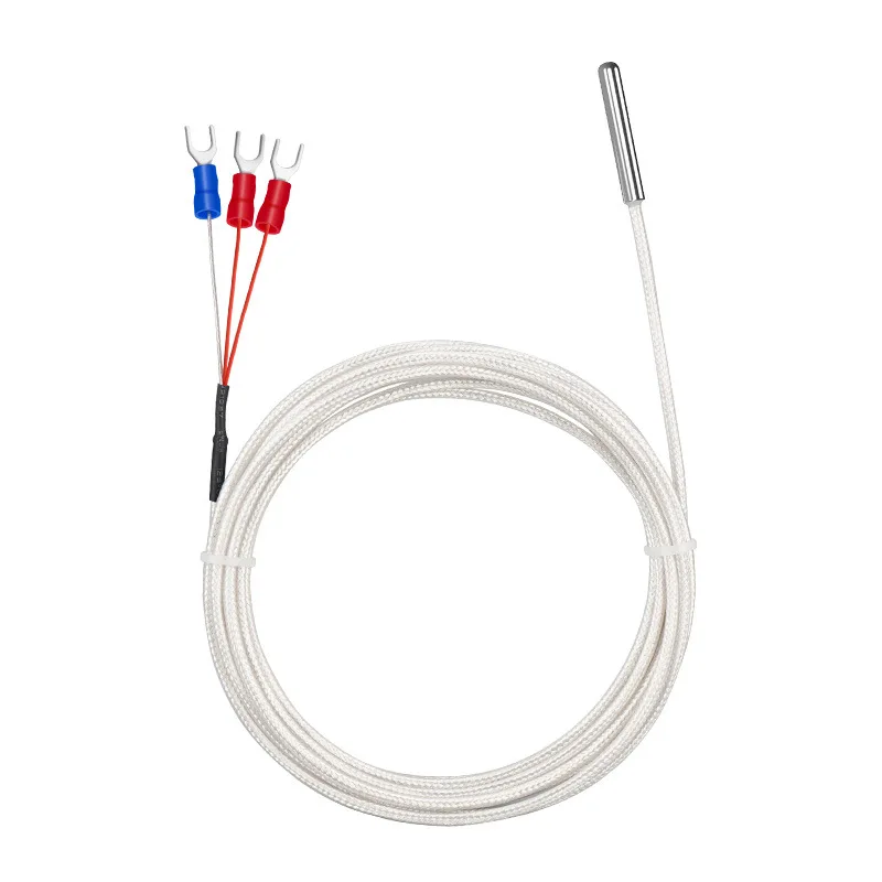 PT100 Temperature Sensor Thermal Resistance Thermocouple Probe Temperature Measuring Line Industrial