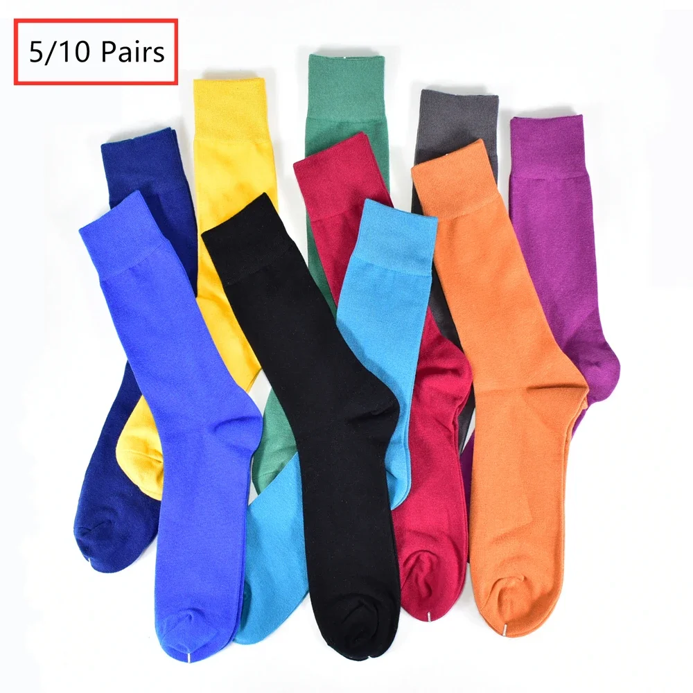 5/10 Pairs Men's Socks Cotton Breathable and Sweatproof Multicolor Four Seasons High Quality Black Dress Men's Crew Socks
5/10 Pairs Men's Socks Cotton Breathable and Sweatproof Multicolor Four Seasons High Quality Black Dress Men's Crew Socks