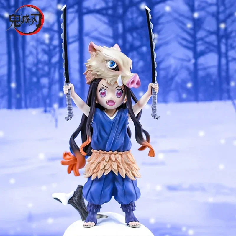 Demon Slayer Kamado Nezuko Anime Figure Cos Hashibira Inosuke Kimetsu No Yaiba Figures Kawaii Cute Figurine PVC Model Toy Gift
Demon Slayer Kamado Nezuko Anime Figure Cos Hashibira Inosuke Kimetsu No Yaiba Figures Kawaii Cute Figurine PVC Model Toy Gift