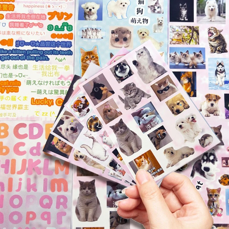 30 листов Ins Kawaii мультяшные наклейки для домашних животных без повторения, высеченная лазерная наклейка для журнала-планировщика, милый котенок, щенок, эстетическая наклейка
30 листов Ins Kawaii мультяшные наклейки для домашних животных без повторения, высеченная лазерная наклейка для журнала-планировщика, милый котенок, щенок, эстетическая наклейка