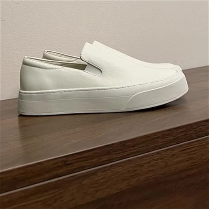 Sewing Lines Shoes for Ladies Round Toes Stitching Chassure Femme Leather Women Shallow Female Loafers Increasing Heels Zapatos
Sewing Lines Shoes for Ladies Round Toes Stitching Chassure Femme Leather Women Shallow Female Loafers Increasing Heels Zapatos