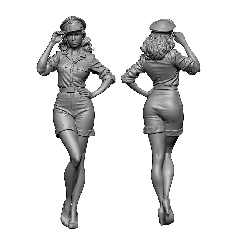 1/35 Resin model soldier white mold self-assembly and coloring A-2297
1/35 Resin model soldier white mold self-assembly and coloring A-2297