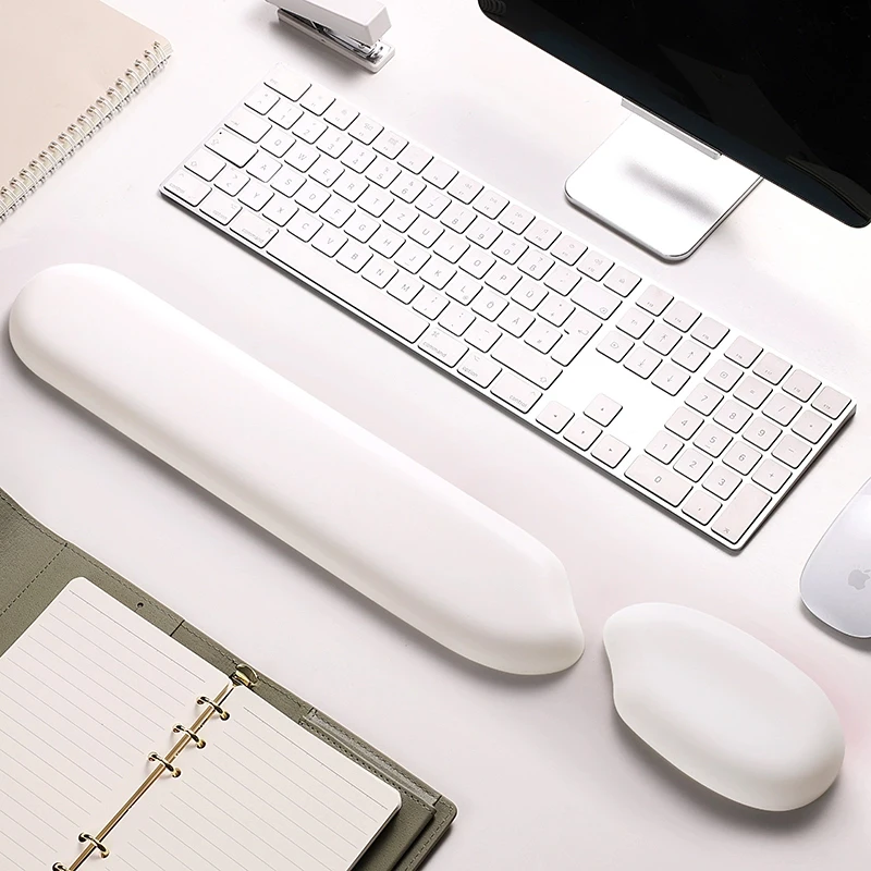 Ergonomics Silicone Wrist Protector Keyboard Hand Rest Soft Touch Office Men And Women Hand Pillow Rice Shaped Mouse Pad
Ergonomics Silicone Wrist Protector Keyboard Hand Rest Soft Touch Office Men And Women Hand Pillow Rice Shaped Mouse Pad