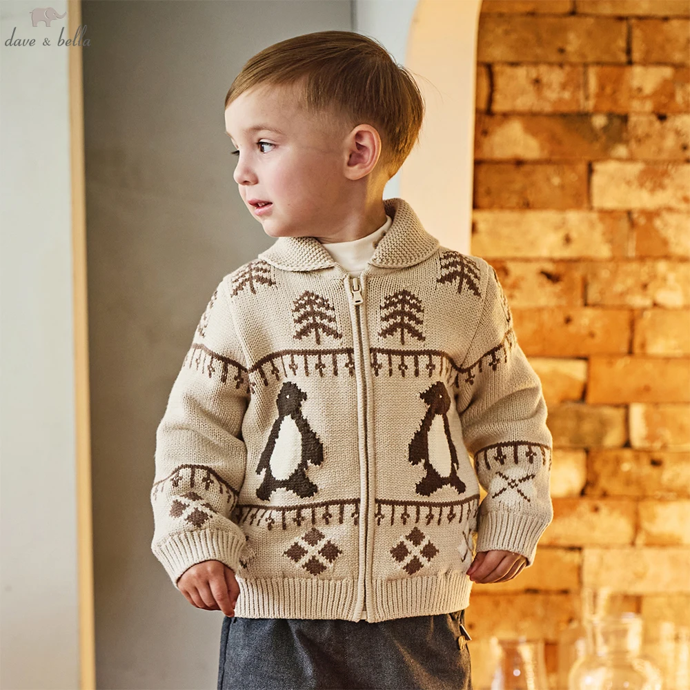 Dave Bella Autumn Winter Cardigan Sweater for Boys Zipper Sweater Children Knitted Outerwear Coat Kids Clothes DB4253904
Dave Bella Autumn Winter Cardigan Sweater for Boys Zipper Sweater Children Knitted Outerwear Coat Kids Clothes DB4253904