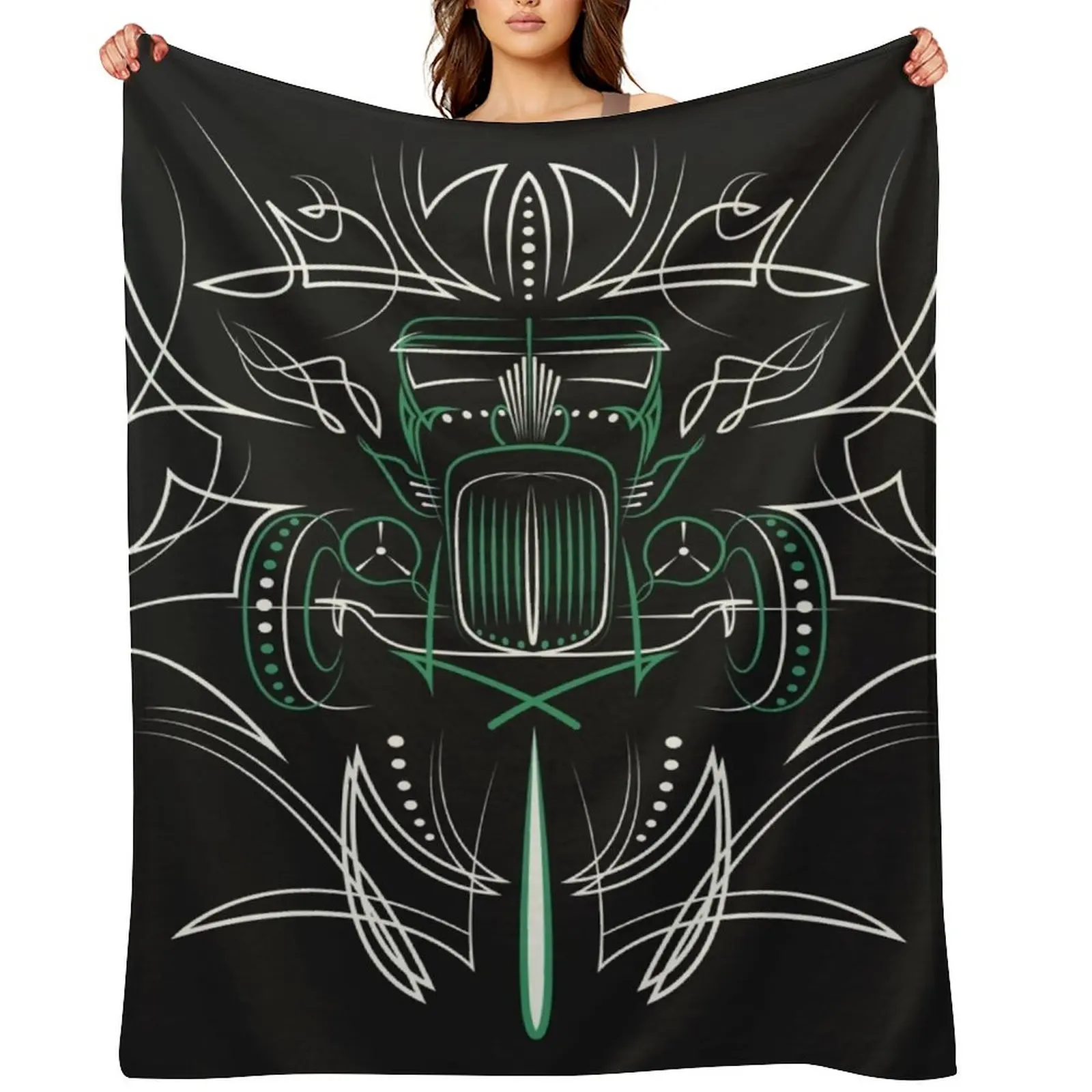 Hot Rod Pinstriping Throw Blanket Luxury Designer Soft Furry Nap Blankets
Hot Rod Pinstriping Throw Blanket Luxury Designer Soft Furry Nap Blankets