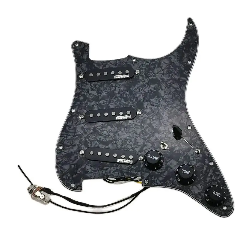 Guitar Pickups 7-Way type fully loaded pickguard WVS 60's Alnico5 SSS Single Coil
Guitar Pickups 7-Way type fully loaded pickguard WVS 60's Alnico5 SSS Single Coil
