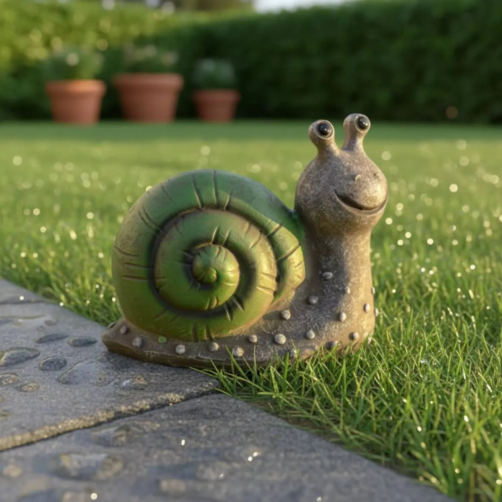 Resin Snail Garden Lamp Waterproof Solar Snail Light Outdoor Decor No Wiring Needed Weather-Resistant for Yard, Lawn
Resin Snail Garden Lamp Waterproof Solar Snail Light Outdoor Decor No Wiring Needed Weather-Resistant for Yard, Lawn