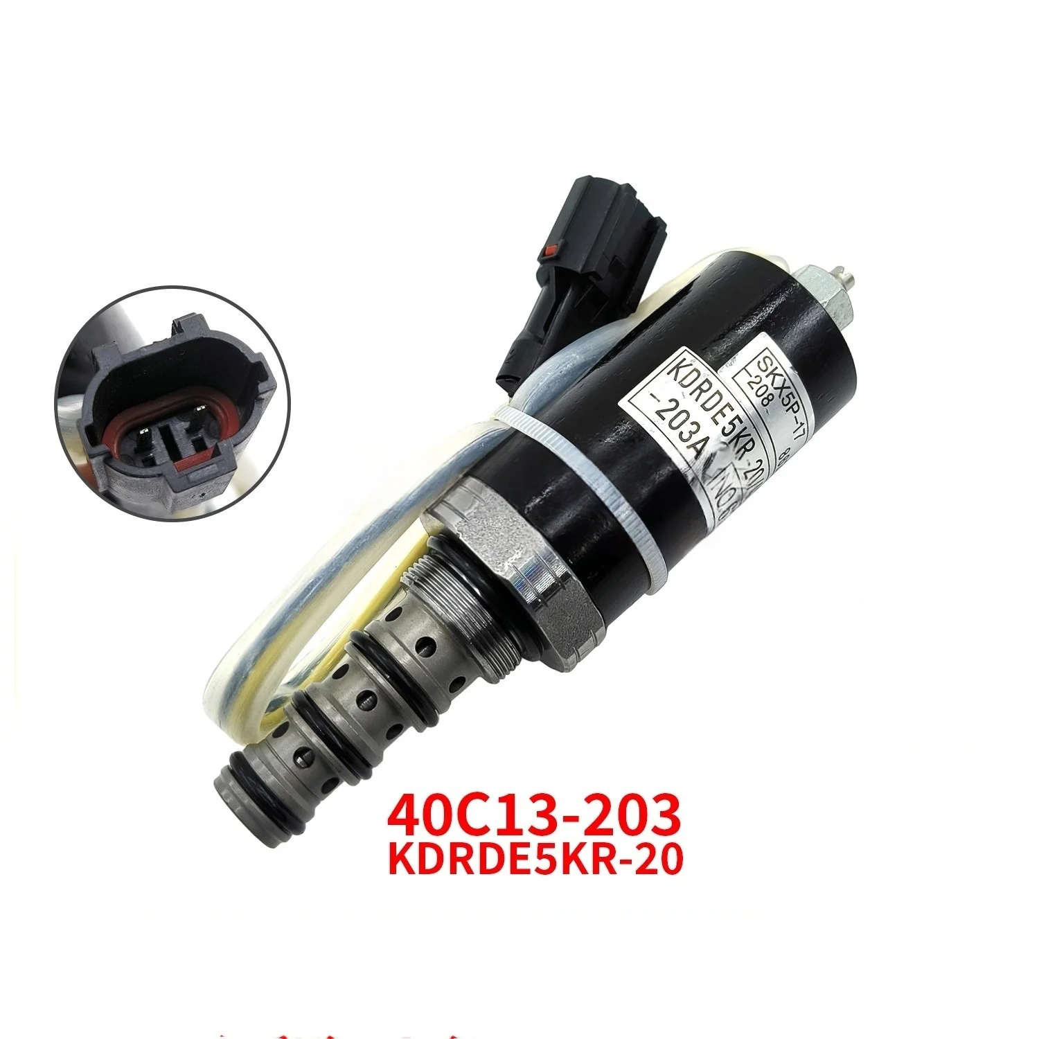 Электромагнитный клапан гидравлического насоса KDRDE5KR-20/40C13-203A подходит для экскаваторов Kobelco SK200 330-8 и Sumitomo SH200A1/A2/A3.
Электромагнитный клапан гидравлического насоса KDRDE5KR-20/40C13-203A подходит для экскаваторов Kobelco SK200 330-8 и Sumitomo SH200A1/A2/A3.