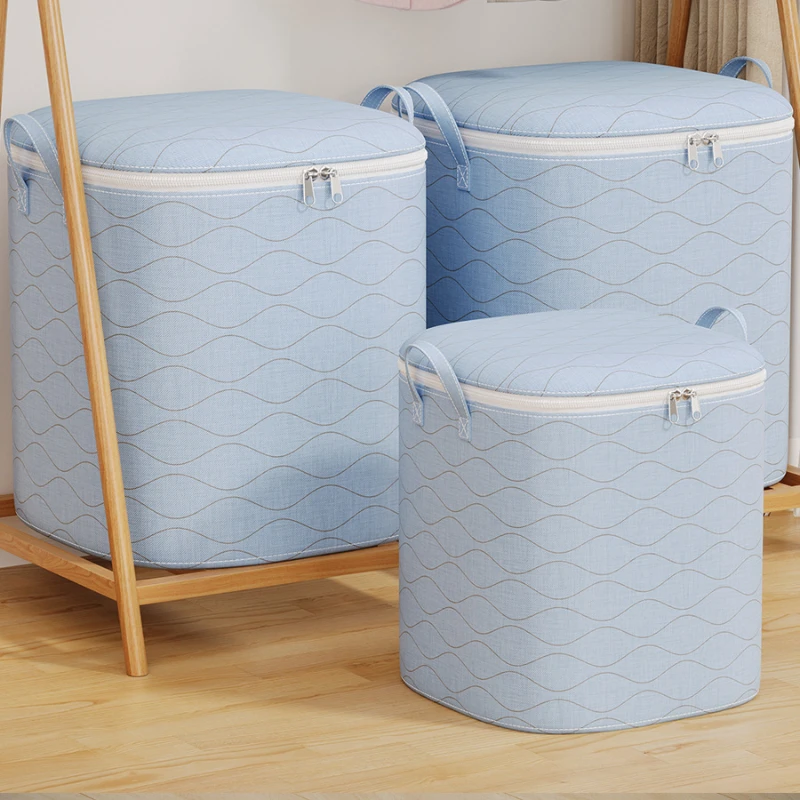 Water Ripple Fabric Storage Bag, Extra Large Moisture-proof Organizer for Quilts & Clothes, Moving & Wardrobe Use
Water Ripple Fabric Storage Bag, Extra Large Moisture-proof Organizer for Quilts & Clothes, Moving & Wardrobe Use