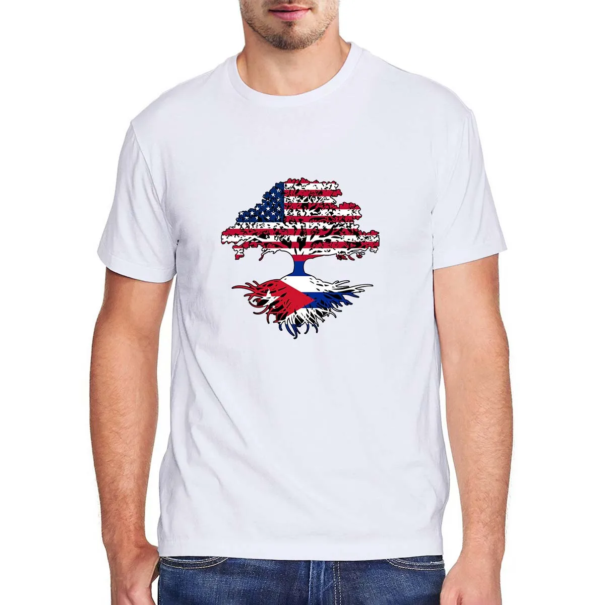 American Flag Tree Fashion Novelty Men's Casual Streetwear Clothing Male and Female 100% Cotton Short Sleeve T-Shirt
American Flag Tree Fashion Novelty Men's Casual Streetwear Clothing Male and Female 100% Cotton Short Sleeve T-Shirt