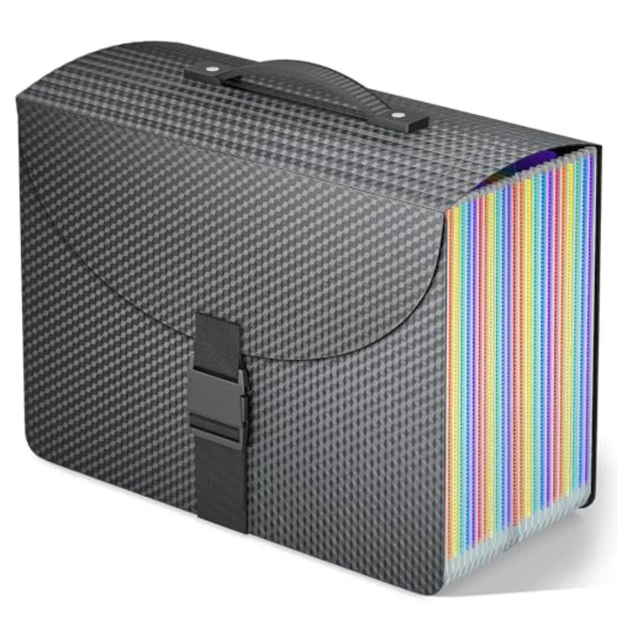 25 Pockets Expanding File Folder with Handle, Expandable File Organizer, Portable Accordion File Organizer A4 Letter Size, Adju
25 Pockets Expanding File Folder with Handle, Expandable File Organizer, Portable Accordion File Organizer A4 Letter Size, Adju