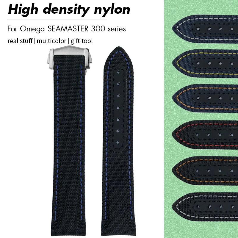 Curved End Nylon Leather Watch Strap 19mm 20mm 21mm for Omega AT150 Aqua Terra 150 Seamaster 300 Speedmaster Canvas Watchband
Curved End Nylon Leather Watch Strap 19mm 20mm 21mm for Omega AT150 Aqua Terra 150 Seamaster 300 Speedmaster Canvas Watchband