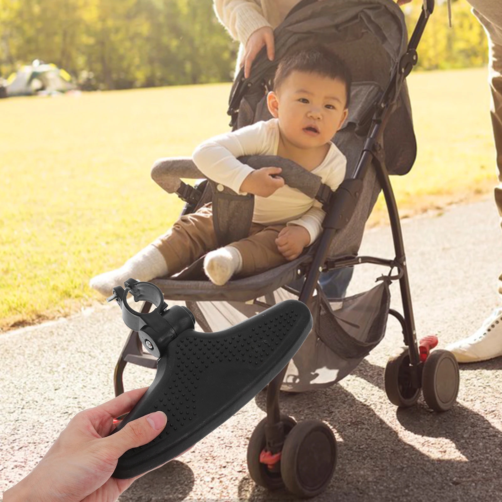 Stroller Footrest Support Comfort Smooth Surface Pram Extension Footboard Design Plastic Accessories
Stroller Footrest Support Comfort Smooth Surface Pram Extension Footboard Design Plastic Accessories