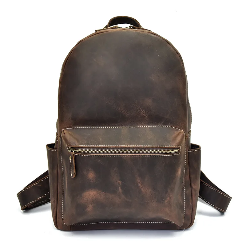 Genuine leather Men‘s Backpack Large Knapsack Fit 15.6" Laptop Rucksack Student School Bag Daypack Man Travel Backpack
Genuine leather Men‘s Backpack Large Knapsack Fit 15.6" Laptop Rucksack Student School Bag Daypack Man Travel Backpack