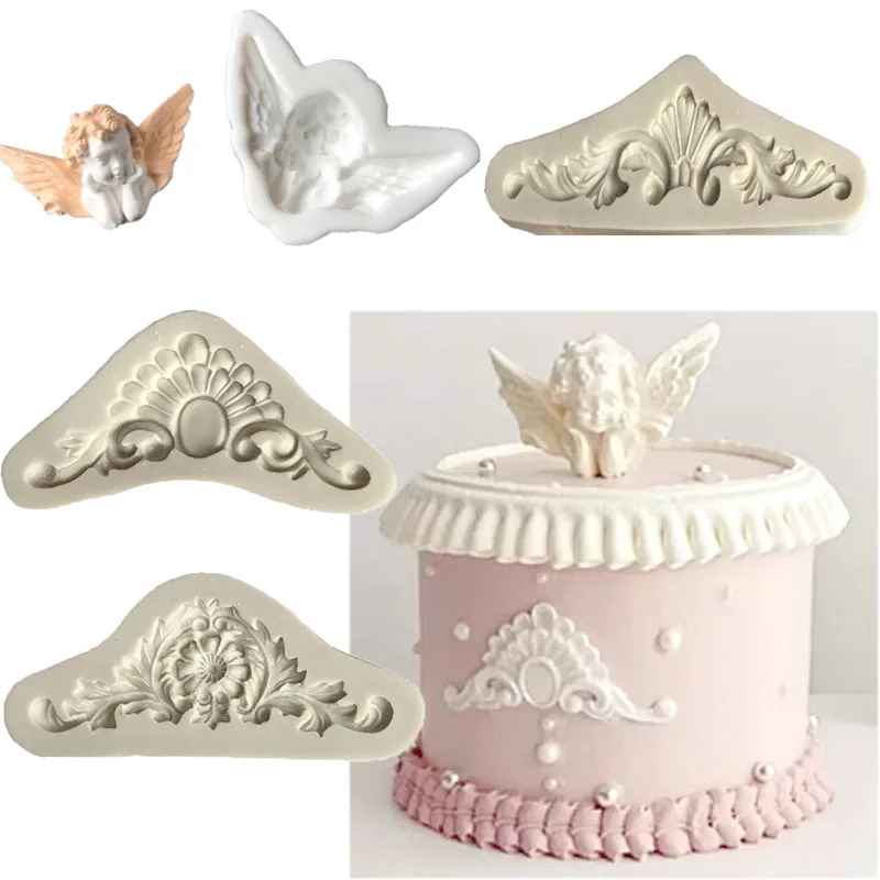 Angel Shape Silicone Mold European Embossed Relief DIY Cake Baking Decoration Epoxy Resin Soft Pottery Plaster Crafts
Angel Shape Silicone Mold European Embossed Relief DIY Cake Baking Decoration Epoxy Resin Soft Pottery Plaster Crafts