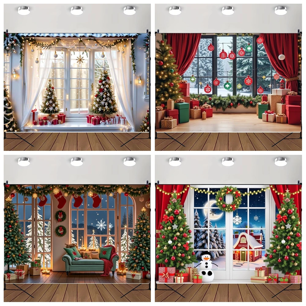 MOON.QG 2025 Christmas Background Photography Window Xmas Trees Sock Gifts Backdrop Kids Party Decorations Photoshoot Props
MOON.QG 2025 Christmas Background Photography Window Xmas Trees Sock Gifts Backdrop Kids Party Decorations Photoshoot Props