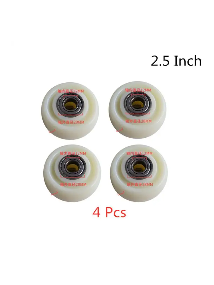 (4 Packs) 2.5 Inch White Nylon Single Wheel Wear Resistant Cart Double Bearing
(4 Packs) 2.5 Inch White Nylon Single Wheel Wear Resistant Cart Double Bearing
