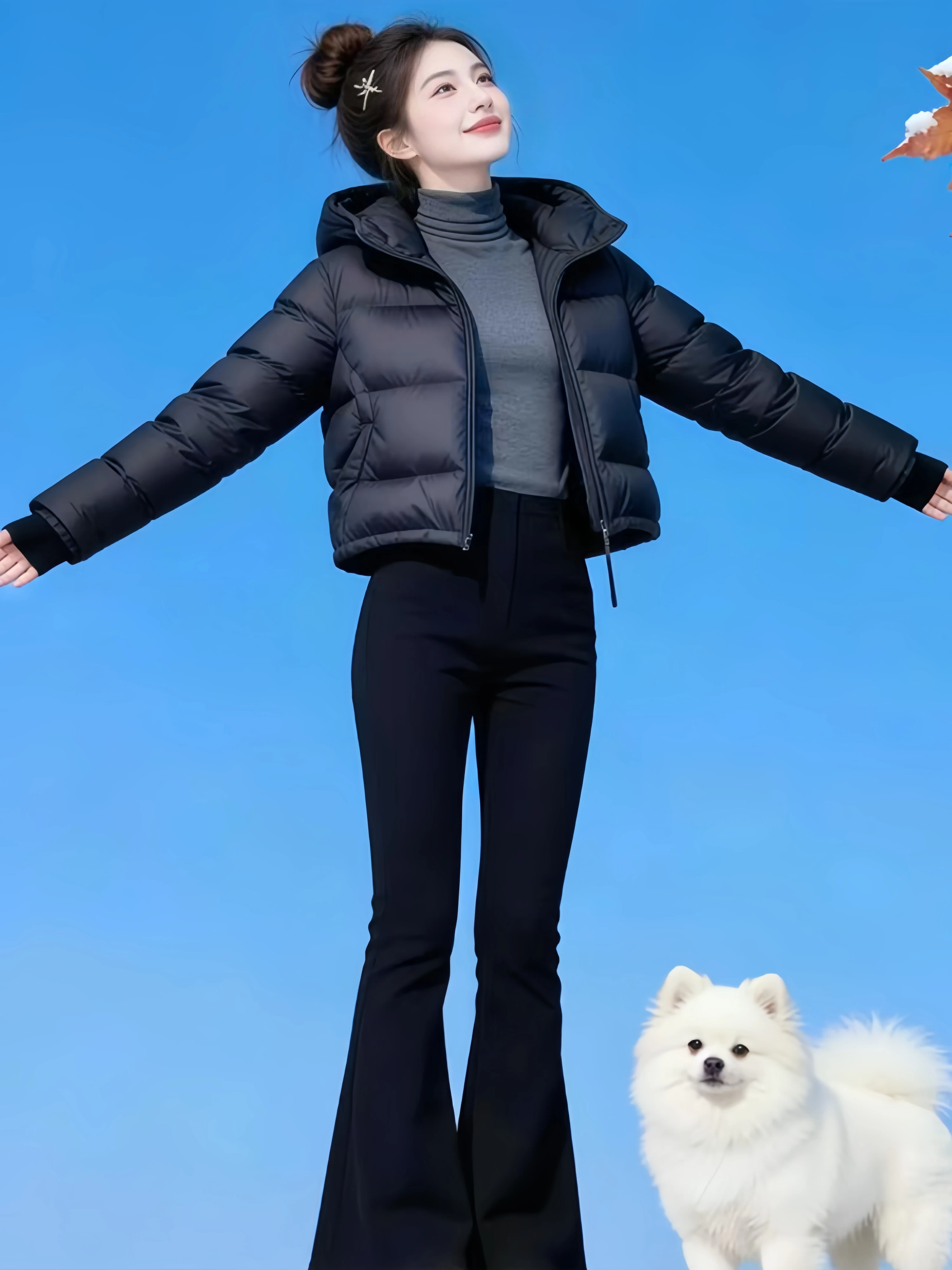 Winter New Women's Short Thickened down Cotton Jacket Coat Loose Warm Hooded Bread Style Coat Korean Version Fashionable Commute
Winter New Women's Short Thickened down Cotton Jacket Coat Loose Warm Hooded Bread Style Coat Korean Version Fashionable Commute
