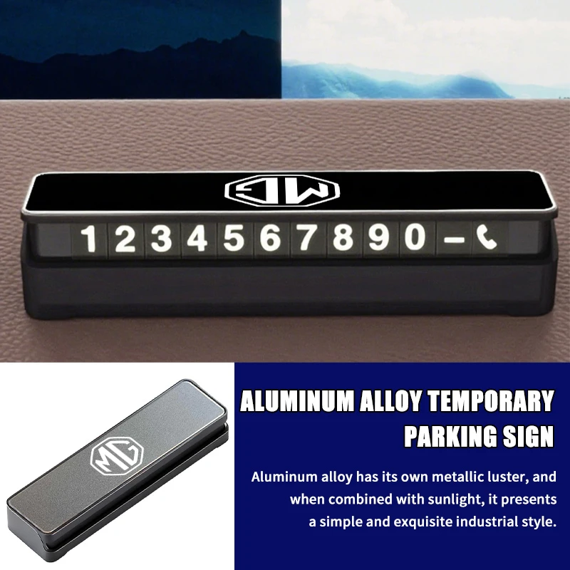 Car Styling Temporary Parking Sign Phone Number Hideable Sticker For MG Cyberster 3 5 6 7 ZS ES5 ONE HS 4 EV
Car Styling Temporary Parking Sign Phone Number Hideable Sticker For MG Cyberster 3 5 6 7 ZS ES5 ONE HS 4 EV