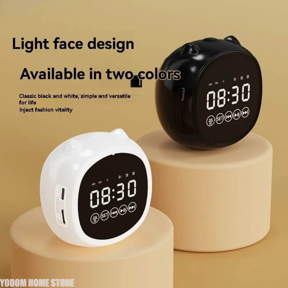 Многофункциональный светодиодный будильник, длительный срок службы ожидания, мелодия Crescendo, Bluetooth-динамик, вставная карта памяти, цифровые часы
Многофункциональный светодиодный будильник, длительный срок службы ожидания, мелодия Crescendo, Bluetooth-динамик, вставная карта памяти, цифровые часы