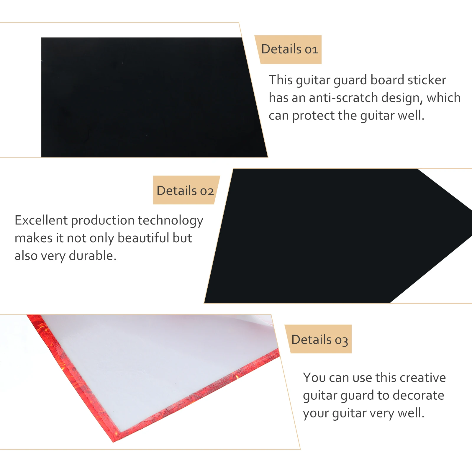 Guitar Pickguard Sticker Acoustic Instruments Anti Scratch Protection Diy Pickup Protector for
Guitar Pickguard Sticker Acoustic Instruments Anti Scratch Protection Diy Pickup Protector for