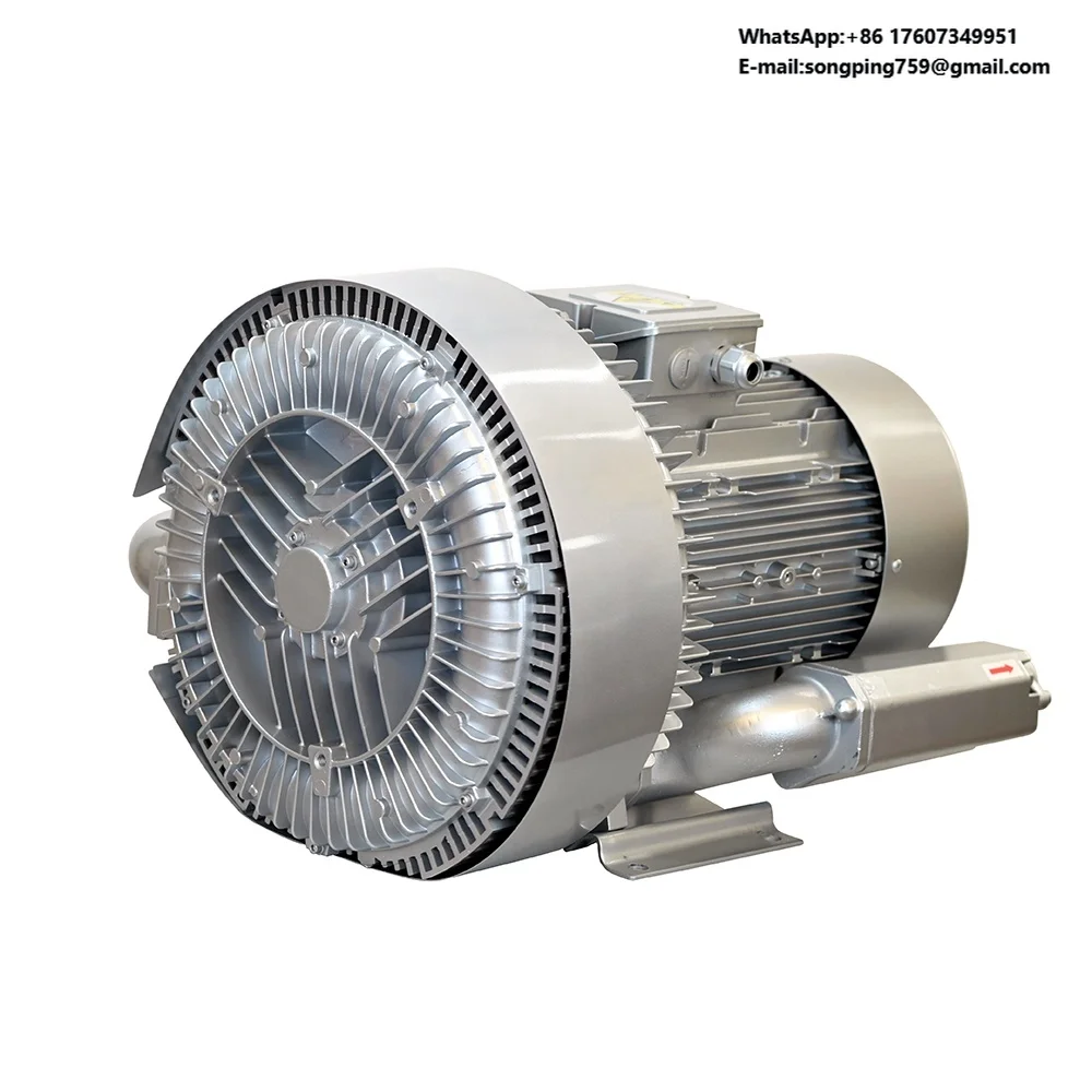 IP55 2GH 720-H57 10HP Industrial High-Pressure Double Stage Vortex Air Ring Blower 100% Copper Motor for Wastewater Treatment
IP55 2GH 720-H57 10HP Industrial High-Pressure Double Stage Vortex Air Ring Blower 100% Copper Motor for Wastewater Treatment