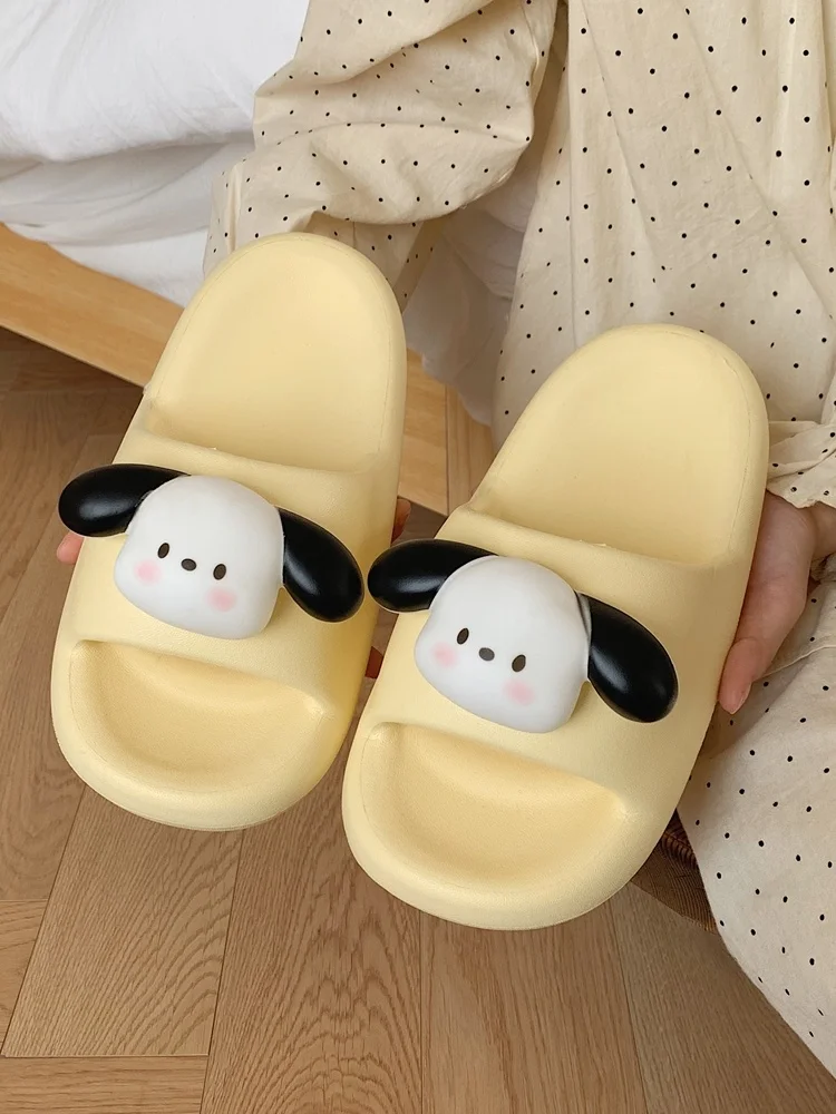 Slippers Female Cute Cartoon Puppy EVA Thick Sole Slipper Indoor And Outdoor Wearing Slippers INS Man Couple Sandals
Slippers Female Cute Cartoon Puppy EVA Thick Sole Slipper Indoor And Outdoor Wearing Slippers INS Man Couple Sandals