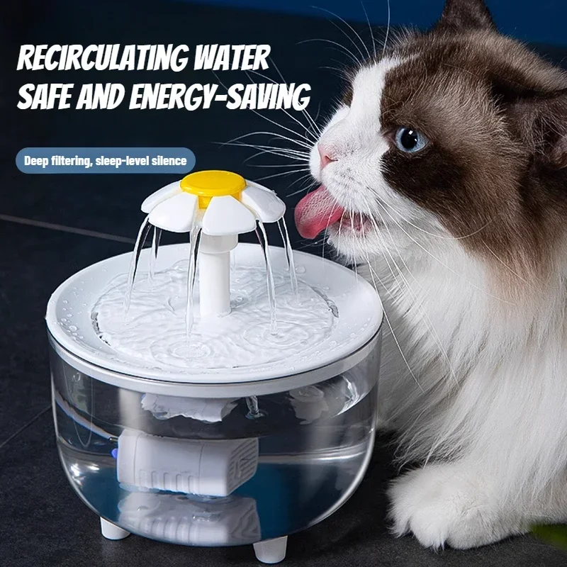 Pet Cat Water Dispenser Automatically Circulates Live Water Flows Drinking Basin Pet Dog Dog Kitten Water Feeder Smart USB Plug
Pet Cat Water Dispenser Automatically Circulates Live Water Flows Drinking Basin Pet Dog Dog Kitten Water Feeder Smart USB Plug